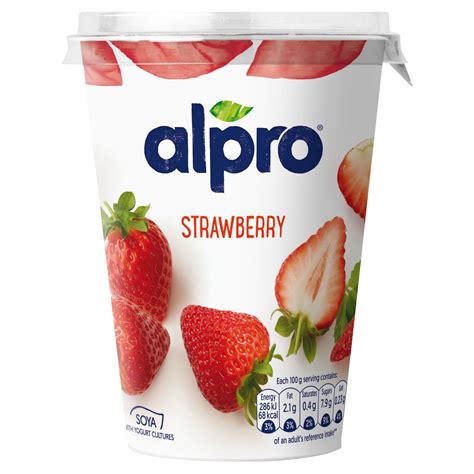 Alpro Strawberry Yogurt (500 g) - Storefront EN