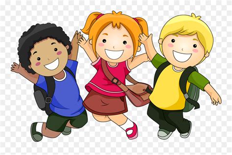 Download Library Of Png Download Students Png Files - School Kids Cartoon Png Clipart (#5443748 ...