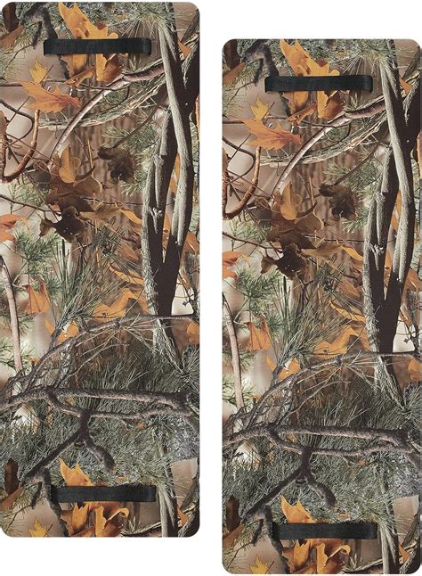 Amazon.com : Soaoo 2 Pack Camo Hunting Seat Cushion Two Man Ladder Tree Stand Seat Replacement ...