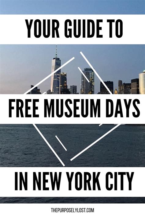 Your guide to free museum days in new york city – Artofit