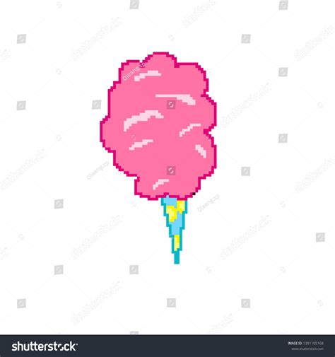 Vector Cotton Candy Concept Pixel Art Stock Vector (Royalty Free) 1391105168 | Shutterstock