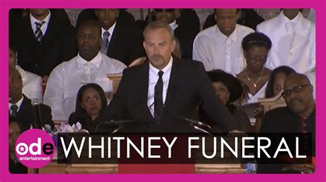 Kevin Costner's emotional speech in full at Whitney Houston's funeral - YouTube