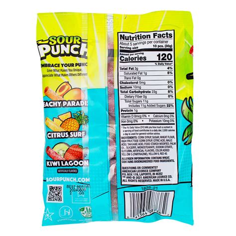 Sour Punch Bites Tropical Blends - 5oz | Candy Funhouse – Candy Funhouse CA