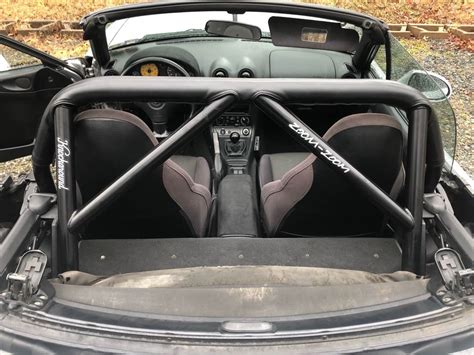 Miata Blackbird fabworx GT3 Roll Bar - Miata-Max