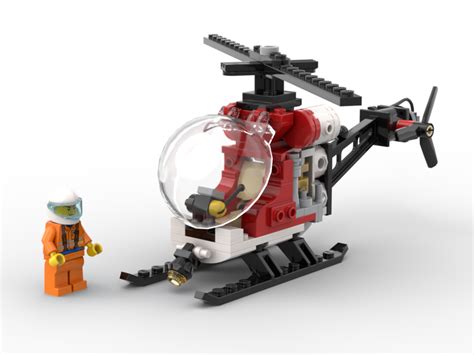 LEGO MOC 1960's Helicopter by Mikey_Brickalloti | Rebrickable - Build with LEGO