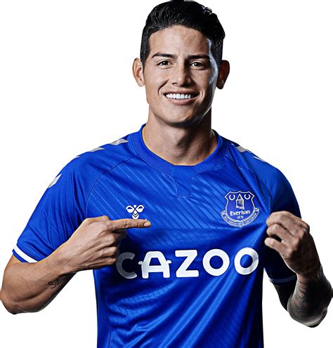 James Rodriguez Everton football render - FootyRenders