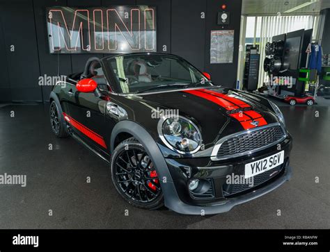 2012 R57 shape Mini Cooper JCW Convertible British small car Stock Photo - Alamy