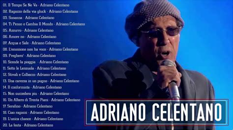 Le 50 migliori canzoni di Adriano Celentano || Adriano Celentano ...