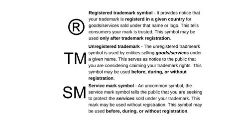 Trademark Symbols ®, ™, ℠ – An Overview (Video) - Syed Law®