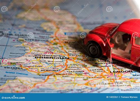 Auto on the map stock image. Image of travel, crime, ticket - 1422261