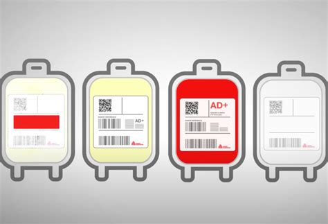 Printable Blood Bag Label Template