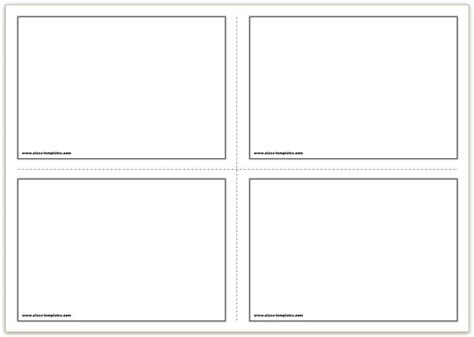 Printable Blank Flashcards