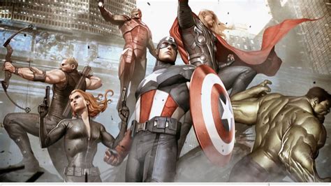 Avengers Concept Art Wallpaper