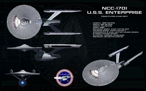 Star Trek NCC-1701 U.S.S. Enterprise Star Trek USS Enterprise (spaceship) #4K #wallpaper # ...