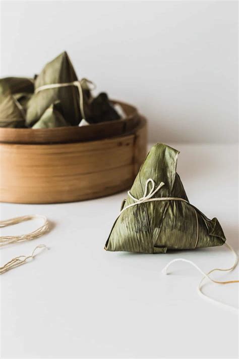 Chinese Sticky Rice Dumplings (Zhongzi) Pyramid Shape | Sift & Simmer