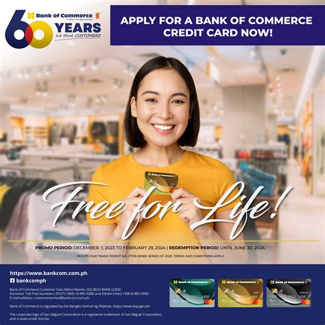 No Annual Fees for Life with your BankCom Credit Card! - Bank of Commerce