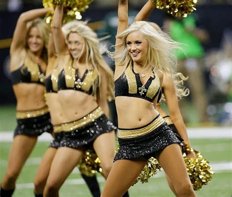 new-orleans-saints-cheerleaders | Nfl cheerleaders, New orleans saints, Fashion