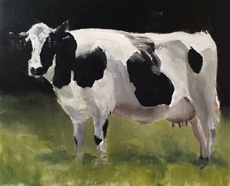 A personal favourite from my Etsy shop https://www.etsy.com/uk/listing/479691762/cow-painting ...