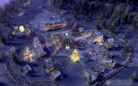 Mountain Village Christmas | SilverWebForge