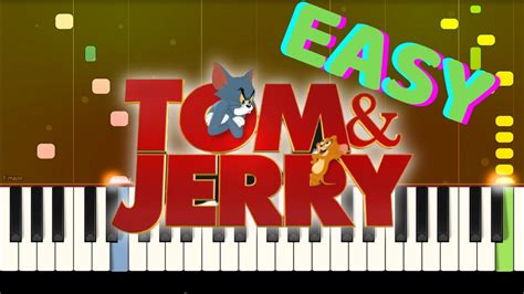 TOM AND JERRY THEME SONG - EASY Piano Tutorial - YouTube