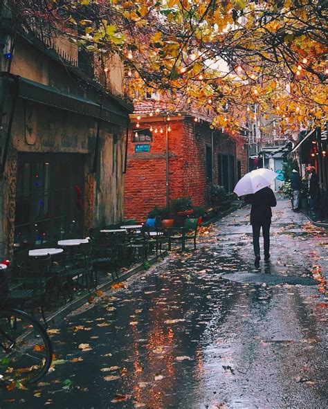 Aesthetic Autumn Rain Wallpapers - Wallpaper Cave