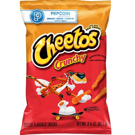 Cheetos Crunchy Cheese Flavored Snacks, 3.25 oz Bag - Walmart.com ...