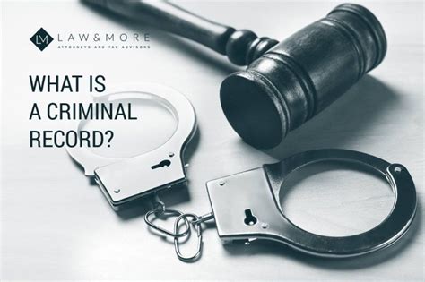 What is a criminal record? | Law & More