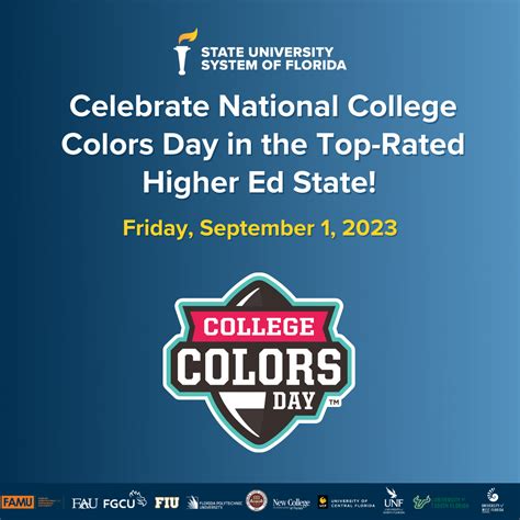 The State University System of Florida and Alumni Celebrate National College Colors Day on Sept ...