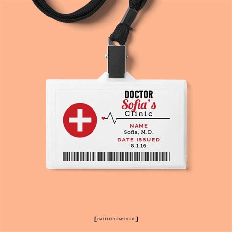 Doctor Badge Printable - Printable Templates