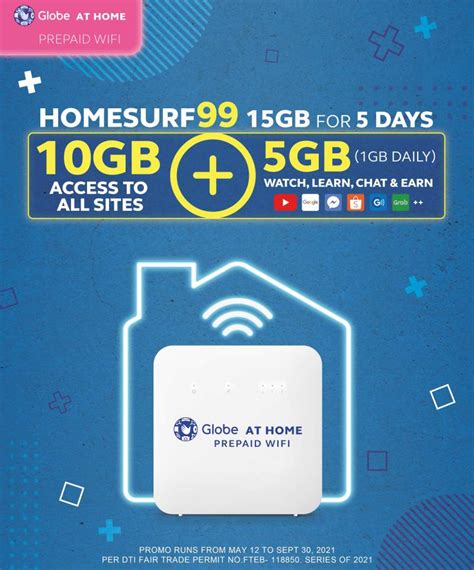 HomeSURF99 now offers 15GB for 5 days with Globe At Home Prepaid WiFi ...