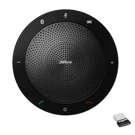 Jabra Speak 510+ MS Wireless Conference Speakerphone With Link 360 USB ...