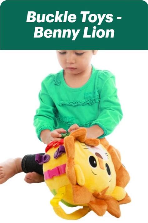 Buckle Toys | Benny Lion -Toddler Plush Activity Toy with Storage | Toddler plush, Helping kids ...