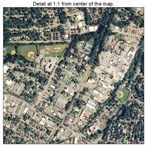 Aerial Photography Map of Charlottesville, VA Virginia