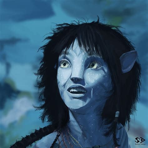 "Kiri from Avatar The Way of Water - Fanart" by Mikołaj Jojczyk | Avatar, Avatar movie, Fan art