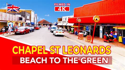 CHAPEL ST LEONARDS | Tour of Chapel St Leonards Skegness from the beach to The Green - YouTube