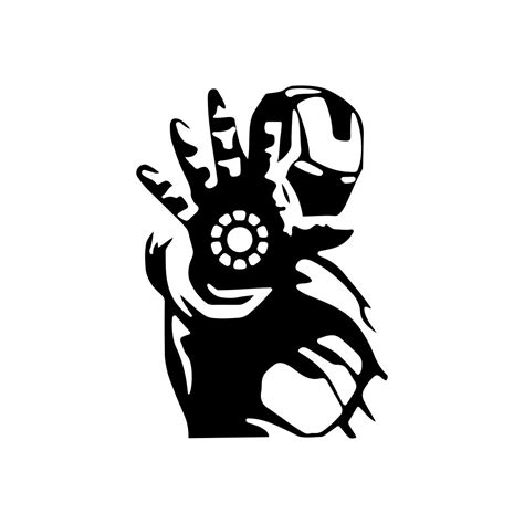 Iron Man Silhouette Vector at Vectorified.com | Collection of Iron Man ...