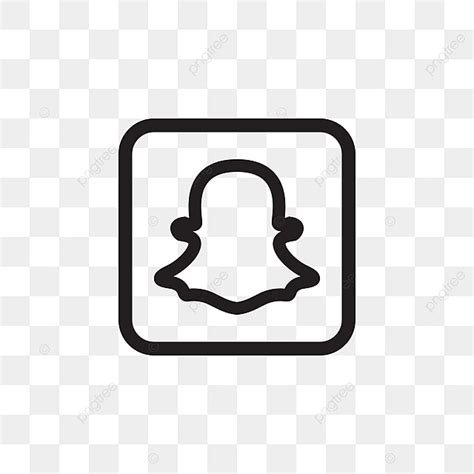 Snapchat Vector Hd PNG Images, Snapchat Social Media Icon Design Template Vector Snapchat Logo ...