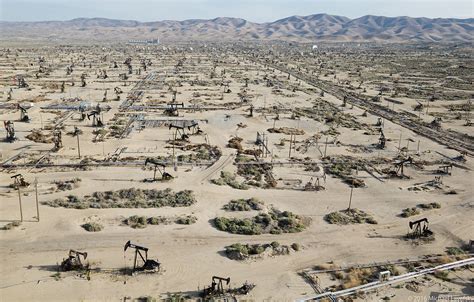 Oil field, southwestern Kern County, California | Aerial vie… | Flickr