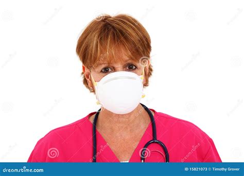 Nurse Wearing Mask Stock Photos - Image: 15821073