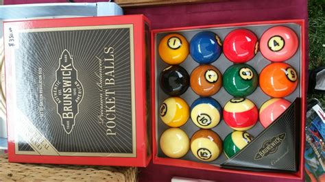 Brunswick Centennial TV Tour Edition Pocket Billiard Ball Set for Sale