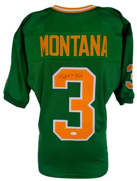 Joe Montana Signed Notre Dame Fighting Irish Jersey (JSA COA ...