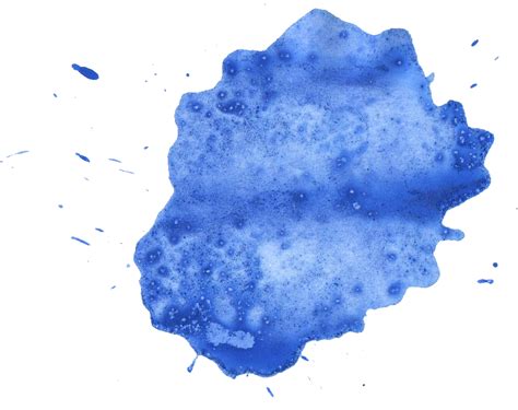 Blue Paint Splash Png Transparent - Gotasdelluvia