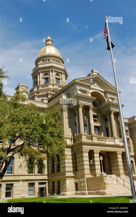 The State Capitol Building at Cheyenne Wyoming WY Stock Photo - Alamy