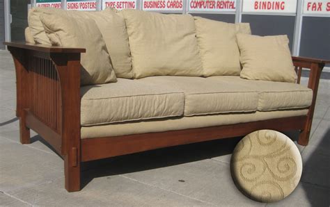 UHURU FURNITURE & COLLECTIBLES: SOLD - Mission-style Sofa - $290