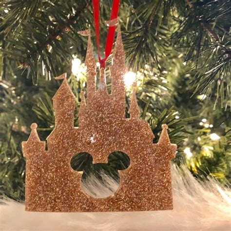 Cinderella Castle Ornament Princess Castle Ornament Disney - Etsy