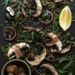 Portobello Mushroom and Lentil Salad with Lemon Dressing | Supper in the Suburbs