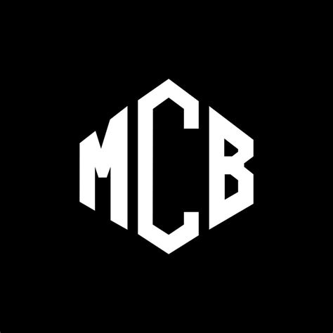 MCB letter logo design with polygon shape. MCB polygon and cube shape logo design. MCB hexagon ...