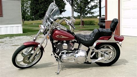 1998 Harley-Davidson® FXSTC Softail® Custom (Red), Vergennes, Illinois ...