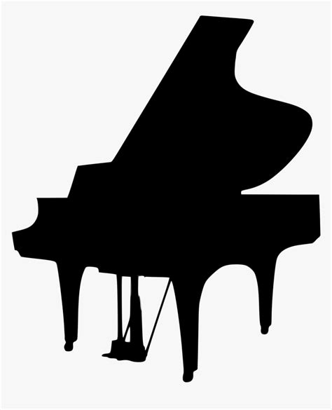 piano silhouettes - Clip Art Library