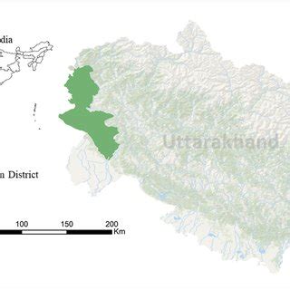 Map of the study area (Dehradun District, Uttarakhand, India ...